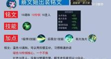 蔡文姬新皮肤出装铭文攻略（用最强装备与铭文征服王者峡谷，成就蔡文姬的燃情红颜）